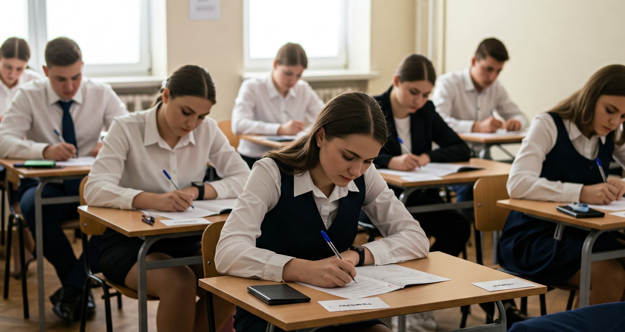 Інформація про іспит для восьмикласників та матуру для громадян України