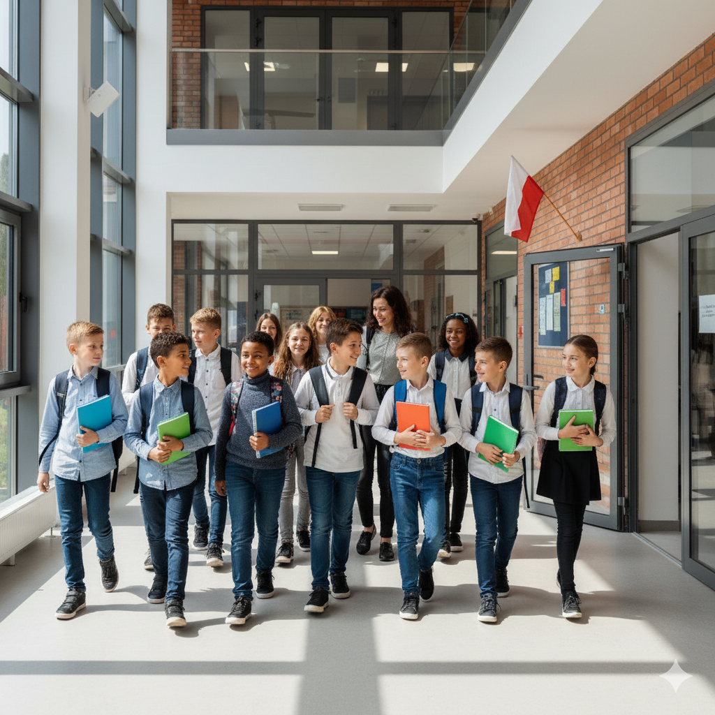 Звіт про ситуацію іноземних учнів у польських школах